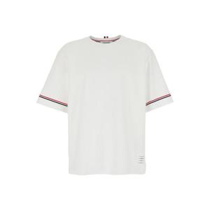 톰브라운 반팔 티셔츠 MJS282AJ0199100 White