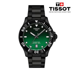 [티쏘][NEW] 씨스타 1000 쿼츠 40mm T120.410.33.091.00