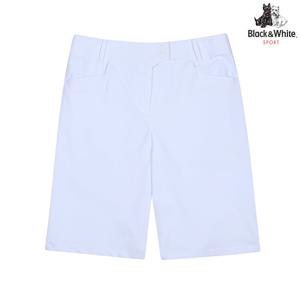 [블랙앤화이트] 여성 6부 카프리 팬츠 5715LZWP_WHITE