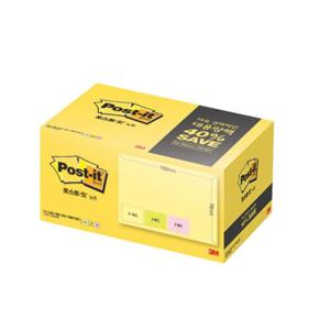 3M 점착메모지 노트(657-15A 대용량팩 102X76mm) 접착식메모지 접착메모지 접착식메모 점착메모 점착메모지
