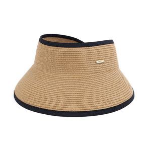 [캡텐(모자)]남녀공용 엘르 리본장식 벨크로 썬캡 ELE3USN003