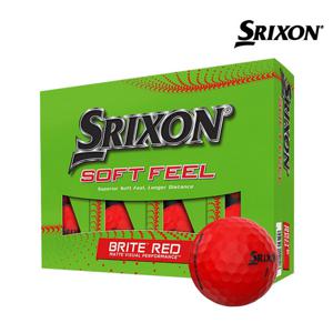던롭 스릭슨 소프트필14 BRITE 2피스 골프공 12구 레드