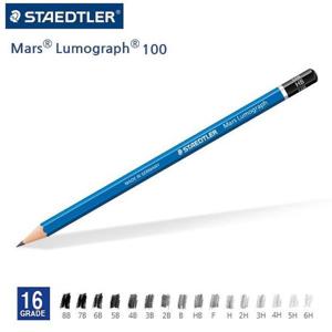 스테들러 100 마스 루모그라프 제도 연필 1다스 (12개입) (전문가용) (택1)