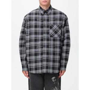 오프화이트 긴팔 셔츠 OMES003F23FAB001 0800 Black