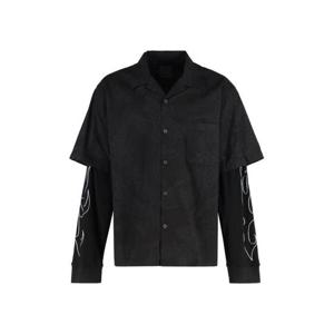 지방시 긴팔 셔츠 BM60ZL1YEM 001 Black