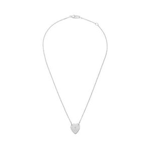 구찌 트레이드마크 하트 펜던트 네클리스 실버 223512-J8400-8106