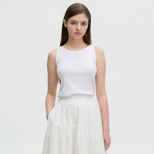 [올리브데올리브]에센셜 슬리브리스 져지 티셔츠 (OH5XE390)