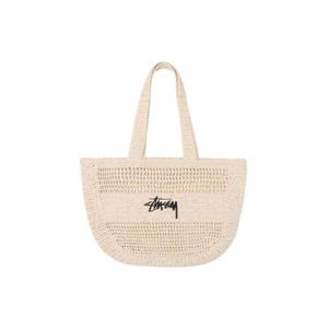 스투시 우븐 토트백 아이보리 134263