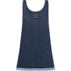 미우미우 데님 미니 드레스 GWA219SOOO1568