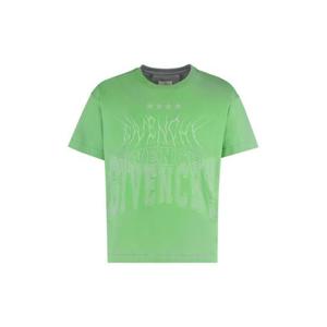 지방시 반팔 티셔츠 BM71JB3YJ8 322 GREEN