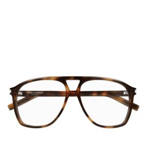 생로랑 토르토이즈쉘 풀림 렉탱귤러 안경테 SL 596 DUNE OPT 00