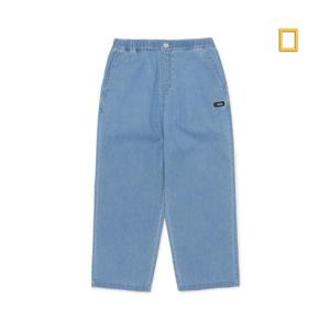 내셔널지오그래픽키즈  (K252UPT020) 세미배기핏 해지 데님 팬츠 청바지