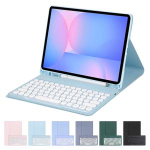 갤럭시탭S10 FE+ 플러스 13.1 블루투스 키보드 케이스 S펜수납 북커버 CF-4