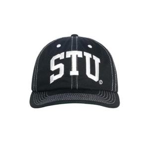 스투시 미드 뎁스 스투 아치 스트랩백 캡 트루 블랙 1311066