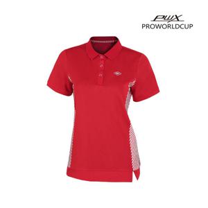[프로월드컵][PWX]Q221-3425-1RD 여성 카라티셔츠