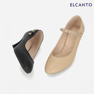 엘칸토  (LCWD26U513) 여성 양가죽 투웨이 펌프스 6.5cm