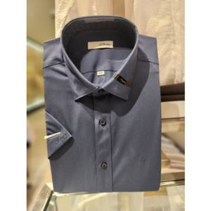 듀퐁셔츠 슬림핏 반팔 SE5MM21HS307SDY 그레이 스트레치원단  신상품