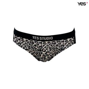 [예스]레오파드 브라운 호피 헴팬티 YSWPAA01