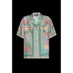 베르사체 패턴 프린트 반소매 셔츠 10189281A14746 5GA30 TP941117792