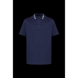 Versace 메두사 자수 반소매 폴로 셔츠 10139061A13463 1UI20 TP941100578