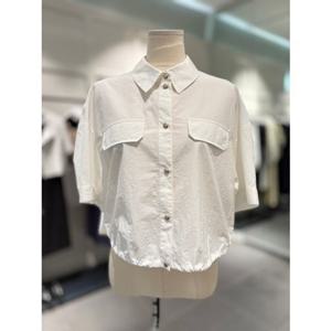 [쥬크] 드로우 스트링 하프 슬리브 셔츠 (Z252MSC301)