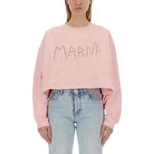MARNI 로고가 있는 스웨트셔츠 FLJE0198S1UTC27500C16