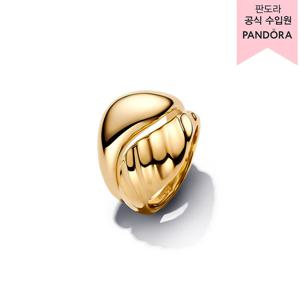 [판도라(주얼리)][백화점 보증서 제공] 리플드 스태킹 링 163832C00