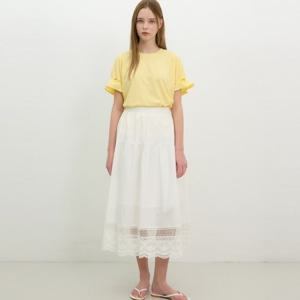 [올리브데올리브]스칼럽 레이스 밴딩 스커트 (OH5MS586)