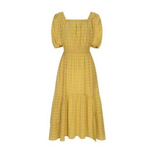 [올리브데올리브] OW5MO561 볼륨 소매 스퀘어넥 원피스