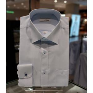 듀퐁셔츠 일반핏 긴팔 SE4SM11LS109SBU 포인트 단추
