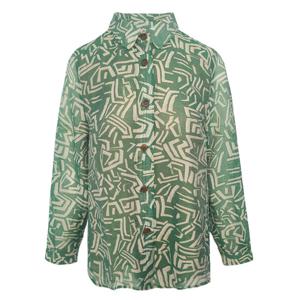 [조순희]시스루 프린티드 블라우스 (JOMB218)