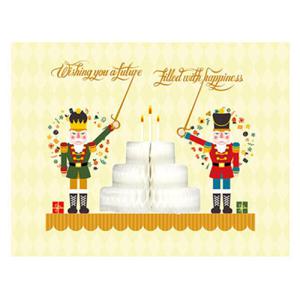 아트박스/유리컴카드 유리컴 카드 허니콤 생일 호두까기인형