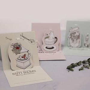 아트박스/아이씨엘 크리스마스 입체카드 - UNIQ2 6세트