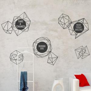 아트박스/꾸밈 cb064-모던다각형_포인트스티커