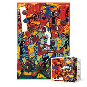 아트박스/퍼즐사랑 108피스 직소퍼즐 / 아프리카 의사선생 (미니