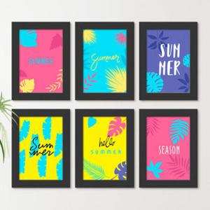 아트박스/꾸밈 cu337-컬러풀썸머아트_알로하_액자세트