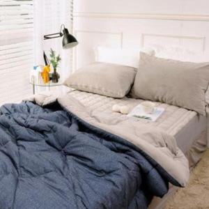 아트박스/스코홈 웜모니카 극세사 차렵+카페트+베개 SS세트