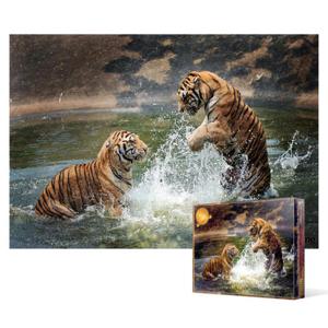 아트박스/퍼즐사랑 1000피스 직소퍼즐 / 맹호의 물놀이