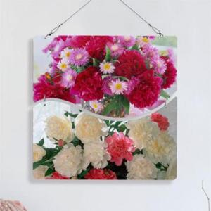 아트박스/꾸밈 nn412-멀티아크릴액자_풍수부귀화모란(2단물결)