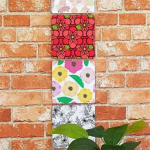 아트박스/꾸밈 nm386-멀티아크릴액자_꽃일러스트패턴1(4단소형)