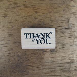 아트박스/스탬프 하우스 [메세지]Thank you (4x2.5)