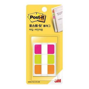 아트박스/오피스큐 3M 포스트잇인덱스탭 686SS PGO 38x18mm