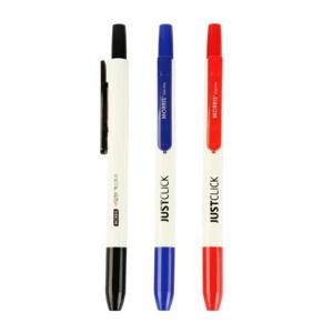 아트박스/오피스큐 모리스 JUST CLICK 네임펜F 엑스트라 청색