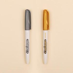 아트박스/모나미 모나미 굵은글씨용 네임펜 set (gold/silver)