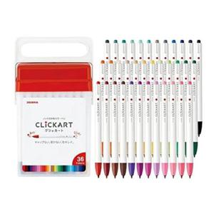 아트박스/호사문구 [제브라] 클릭아트 수성 마카펜 35본 세트