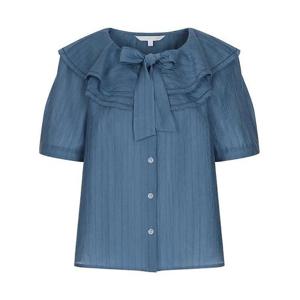 [올리브데올리브]더블러플넥 카라 블라우스 OW5MB554