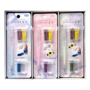 아트박스/조선문방구 18개 조선문방구 글리터데코풀펜세트 1박스