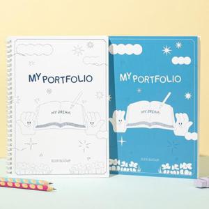 아트박스/키즈바인더 키즈바인더 스프링 무지 연습장 노트