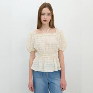 [올리브데올리브]볼륨 소매 스퀘어넥 블라우스(OH5MB561)