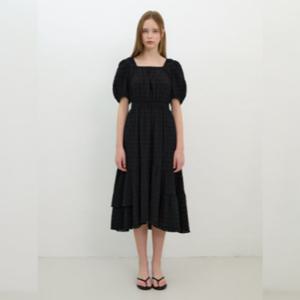 [올리브데올리브]볼륨 소매 스퀘어넥 원피스 (OH5MO561)